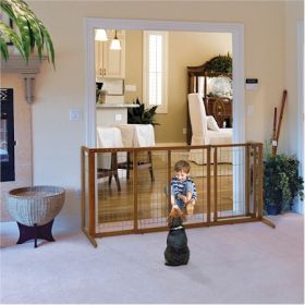 Deluxe Freestanding Pet Gate