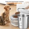Pet Food Storage Container with Handles for Dogs & Cats Food