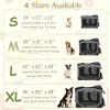 L Collapsible Soft Dog Crate  with Mesh Windows And 3 Doors Travel Crates for Small Medium Large Dogs Pet Carrier