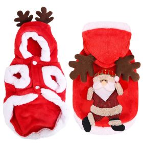 Santa Christmas Sweater For Small and Medium Dogs (Option: XL)