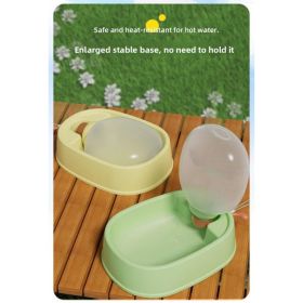 Portable Pet Water Bottle With Cute Antlers  Food Grade, BPA Free, Leak Proof Travel Cup For Dogs, Durable, Easy-to-Clean Outdoor Water Dispenser With (Option: Yellow)