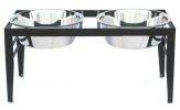 Chariot Double Elevated Dog Bowl