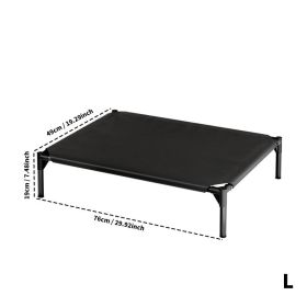 Indoor/Outdoor cool cloth---Pet Bed (Option: Oxford cloth  L)